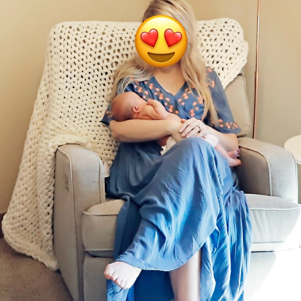 Embroidered Blue Wrap Dress size S - Picture 3 of 3